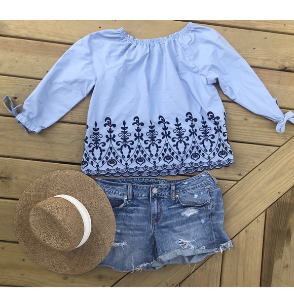 ASOS Tops - Embroidered Summer Blouse